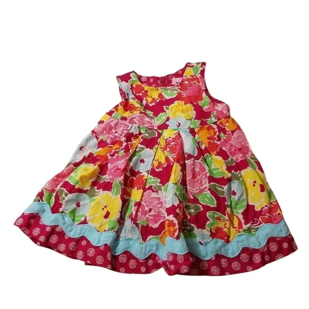 Children's Place floral dress 3/6 months